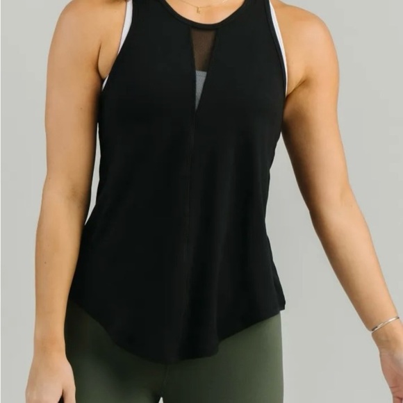 Zyia Black Effortless Tank Long. Size Medium. NWT. - Picture 13 of 14